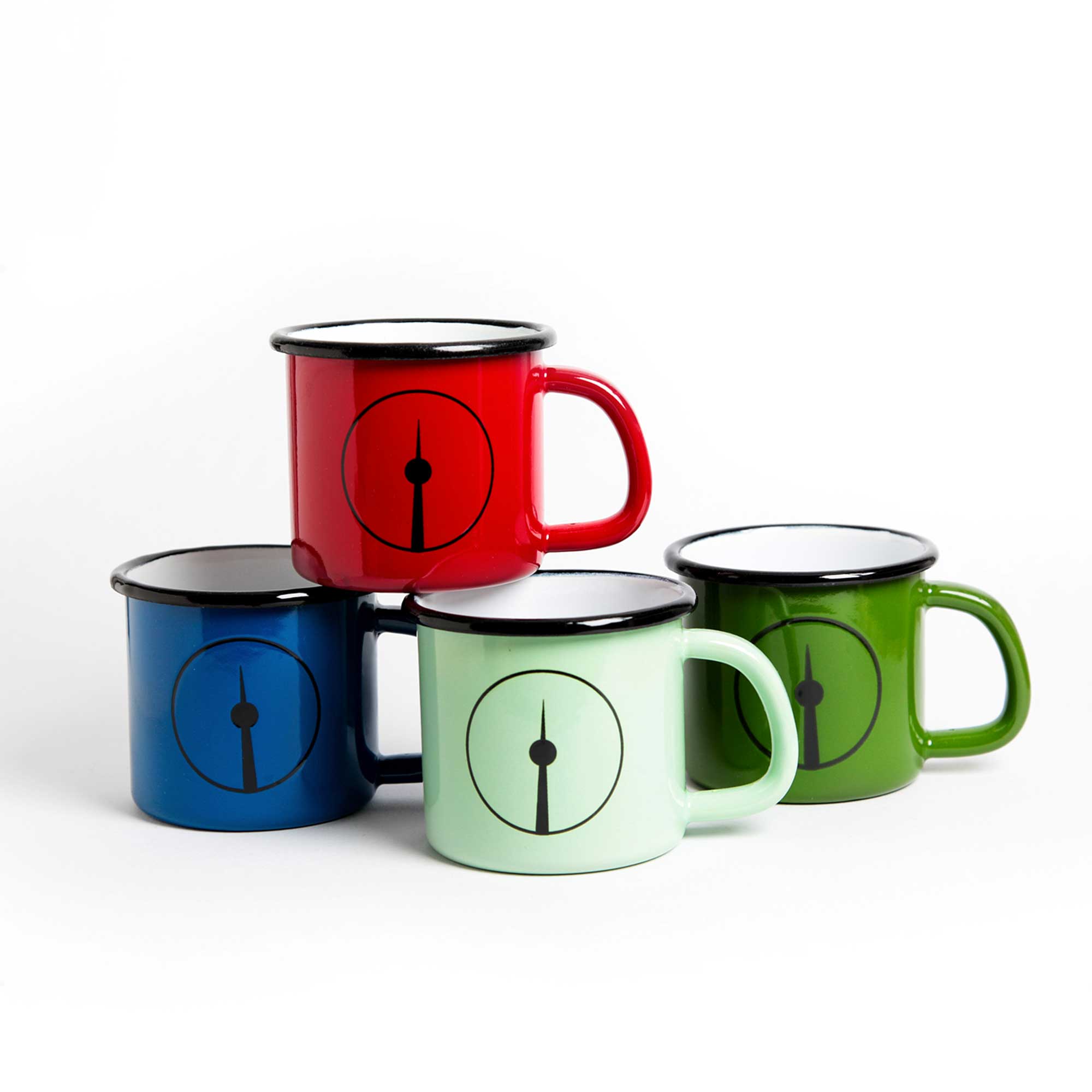 emaille-tasse-l-rot-ultramarinblau-hellgruen-moosgruen-dekor-fernsehturm-alex-warengruppe-ost-berlin